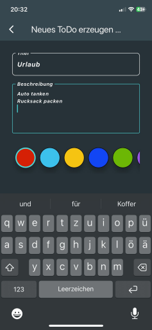 Flutter Lernprojekt: ToDoForMe App Screenshot 7