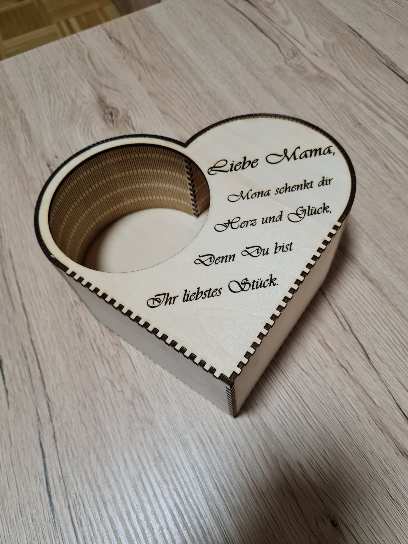 Herz-Blumentopf – Muttertagsgeschenk Bild 1